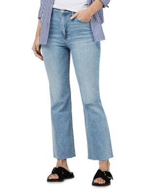 Расклешенные джинсы до щиколотки с высокой посадкой Casey Rag & Bone, цвет Lucy bone