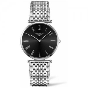 Наручные часы La Grande Classique de Longines, черный, серебряный LONGINES. Цвет: серебристый