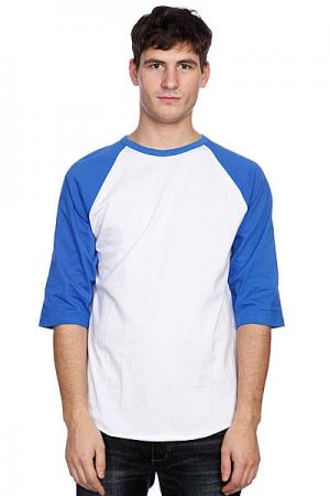 Лонгслив Klift T-Shirt 3/4 White/Blue Клифт. Цвет: белый,синий