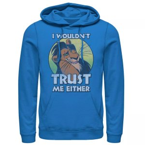 Мужской пуловер с капюшоном  Lion King Scar «Я бы мне тоже не доверял» Disney