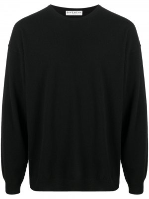 Пуловер с нашивкой-логотипом Givenchy. Цвет: черный