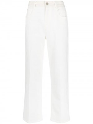Укороченные джинсы прямого кроя Stella McCartney. Цвет: белый
