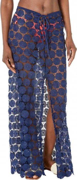 Накидка Bardot Lace-Up Maxi Skirt , цвет Ink Trina Turk