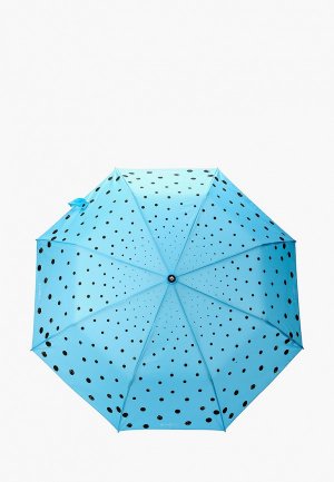 Зонт складной Flioraj. Цвет: голубой