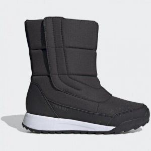 Сапоги , размер 5 UK/23.5 см, черный adidas. Цвет: черный