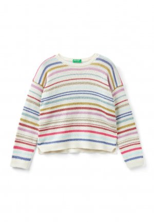 Вязаный свитер STRIPED United Colors of Benetton, цвет multicolor Benetton