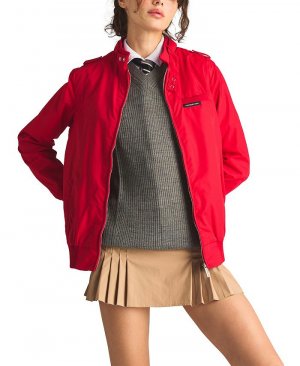 Женская классическая гоночная куртка Iconic (облегающего кроя) , цвет Red Members Only