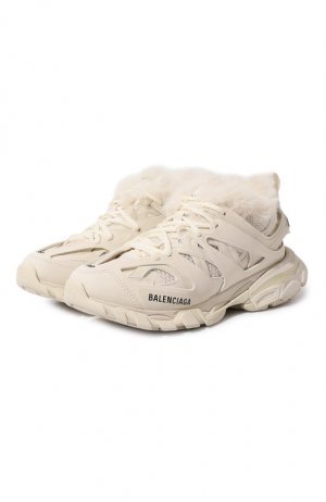 Комбинированные кроссовки Track Balenciaga. Цвет: кремовый