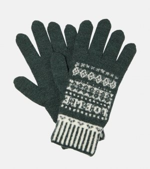 Перчатки x suna fujita из смесовой шерсти , мультиколор Loewe