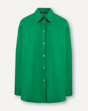 Рубашка женская 1.1.1.23.01.04.02350 зеленая XL Incity. Цвет: зеленый