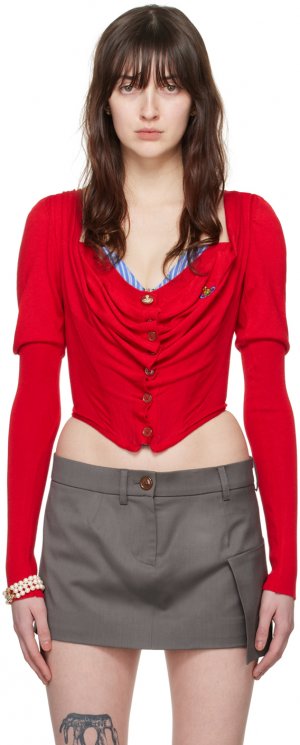 Красная блузка-би Vivienne Westwood