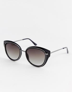 Круглые черные солнцезащитные очки Esprit