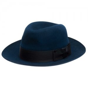 Шляпа, размер 59, синий Christys. Цвет: синий