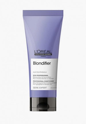 Кондиционер для волос LOreal Professionnel L'Oreal Serie Expert Blondifier Gloss осветленных и мелированных волос, 200 мл. Цвет: прозрачный