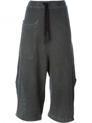 Укороченные брюки Lost & Found Ria Dunn. Цвет: серый