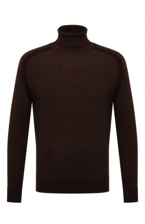 Шерстяной свитер Bogner. Цвет: коричневый