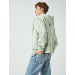 Джинсовая куртка , размер M, зеленый KOTON. Цвет: зеленый/светло-зеленый