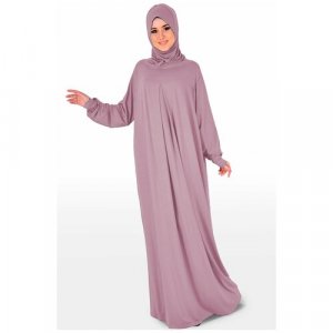 Платье , размер 42-52, пыльная роза Hayat. Цвет: розовый