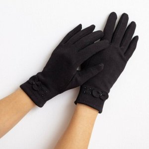 Перчатки , размер 19, черный Minaku. Цвет: черный