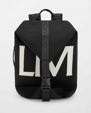Черный рюкзак унисекс с застежкой-пряжкой , Loreak Mendian