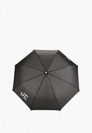 Зонт складной JC Just Clothes. Цвет: черный