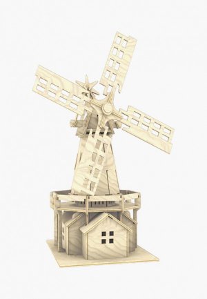 Конструктор Мир деревянных игрушек Ветряная мельница. Цвет: бежевый