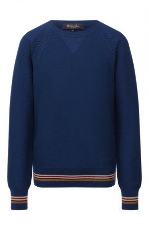 Кашемировый пуловер Loro Piana. Цвет: зелёный