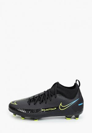 Бутсы Nike JR PHANTOM GT ACADEMY DF FG/MG. Цвет: черный