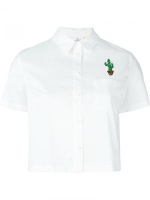 Рубашка с вышивкой Steve J & Yoni P. Цвет: белый