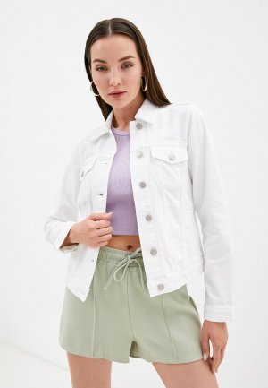 Куртка джинсовая Gap. Цвет: белый