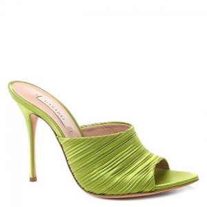 Женская обувь Casadei. Цвет: желто-зеленый
