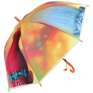Детский зонтик Trolls 71058 EVA пленка 50 см Amico. Цвет: оранжевый/голубой/розовый
