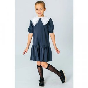 Школьное платье Colabear, размер 122, серый COLABEAR. Цвет: серый/темно-серый
