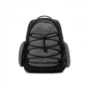 Комбинированный рюкзак Canali. Цвет: чёрный