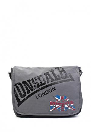 Сумка Lonsdale Record Bag. Цвет: серый