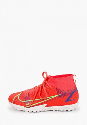Шиповки Nike JR SUPERFLY 8 ACADEMY TF. Цвет: красный