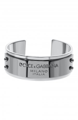 Браслет Dolce & Gabbana. Цвет: серебряный