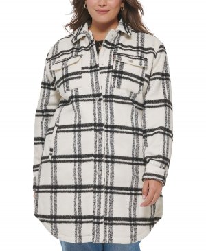 Куртка-рубашка больших размеров в клетку на флисовой подкладке, созданная для macy's Levi's, мульти Levi's