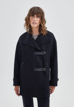 Короткое пальто WITH FAKE DETAILS , цвет black IKKS