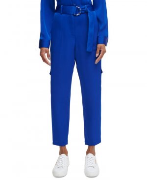 Женские брюки-карго с поясом , цвет Klein Blue Calvin