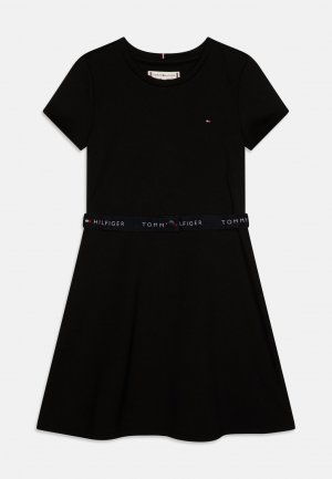 Платье из джерси ESSENTIAL SKATER DRESS , цвет desert sky Tommy Hilfiger