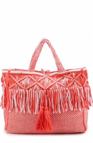 Текстильная сумка Seychelles Melissa Odabash. Цвет: розовый