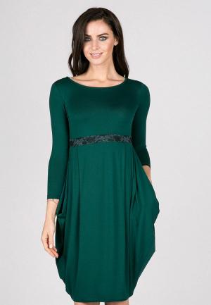 Платье домашнее Petit Pas. Цвет: зеленый