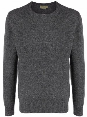 Кашемировый свитер с круглым вырезом Corneliani. Цвет: серый