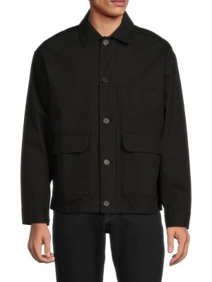 Клубная куртка из твила , цвет Noir Frame