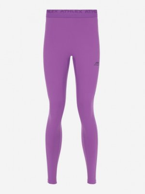 Легинсы женские Pulse+, Фиолетовый Athlex. Цвет: фиолетовый