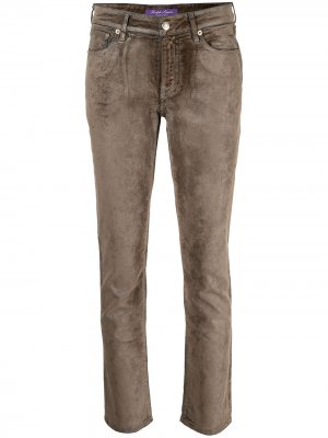 Прямые джинсы Ralph Lauren Collection. Цвет: коричневый