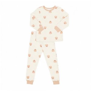Пижама , размер 110, бежевый Linas Baby. Цвет: бежевый