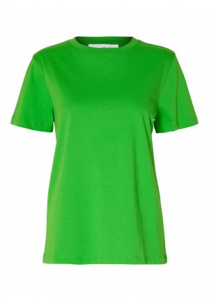 Базовая футболка SLFMYESSENTIAL O NECK TEE , цвет classic green Selected Femme