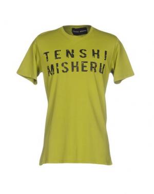 Футболка TENSHI MISHERU. Цвет: светло-зеленый
